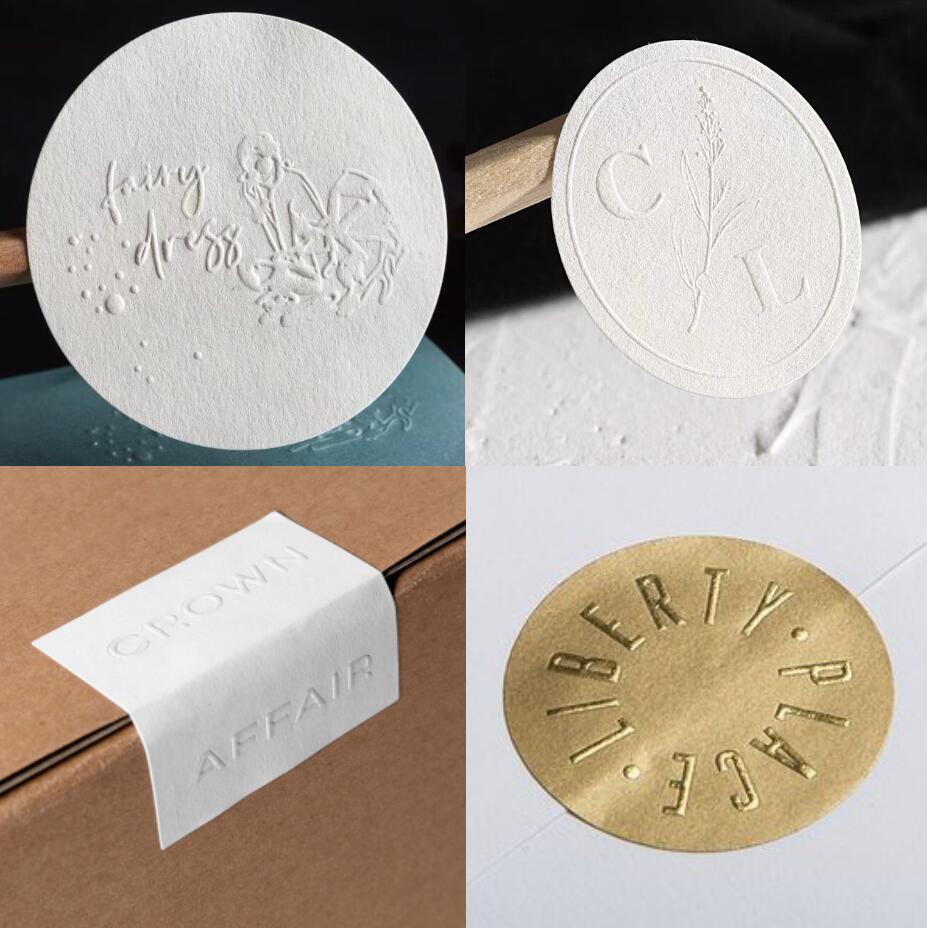 Resin Art Logo - 3D นูนสติกเกอร์โลโก้ที่กําหนดเองป้ายบรรจุภัณฑ์ของขวัญกล่องกระเป๋าซองจดหมายซีลแสตมป์ Mariage DIY Bronzing Bump