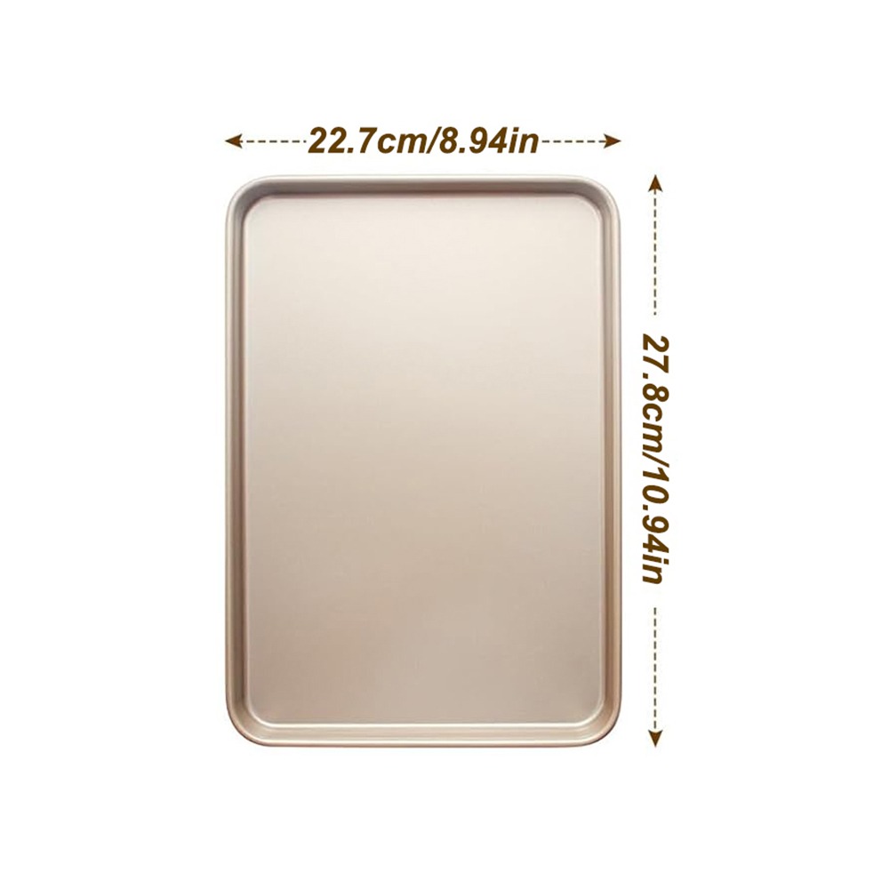 Tray Mold Rectangle - ถาดอบขนมปังเหล็กคาร์บอนเคลือบสารกันติด ขนาด 9/11/13 นิ้ว สำหรับอบขนมปัง อบไก่งวง