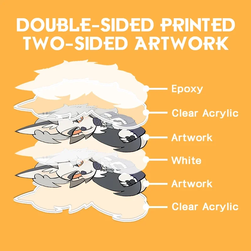 พวงกุญแจอะคริลิคสองด้านคุณภาพส - Resin Art Zone บทวิจารณ์และราคา