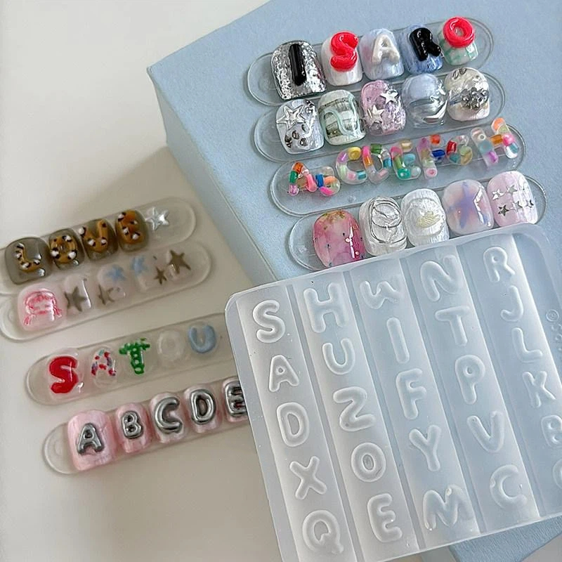 แม่พิมพ์ซิลิโคนลายตัวอักษรสำหร - Resin Art Template บทวิจารณ์และราคา
