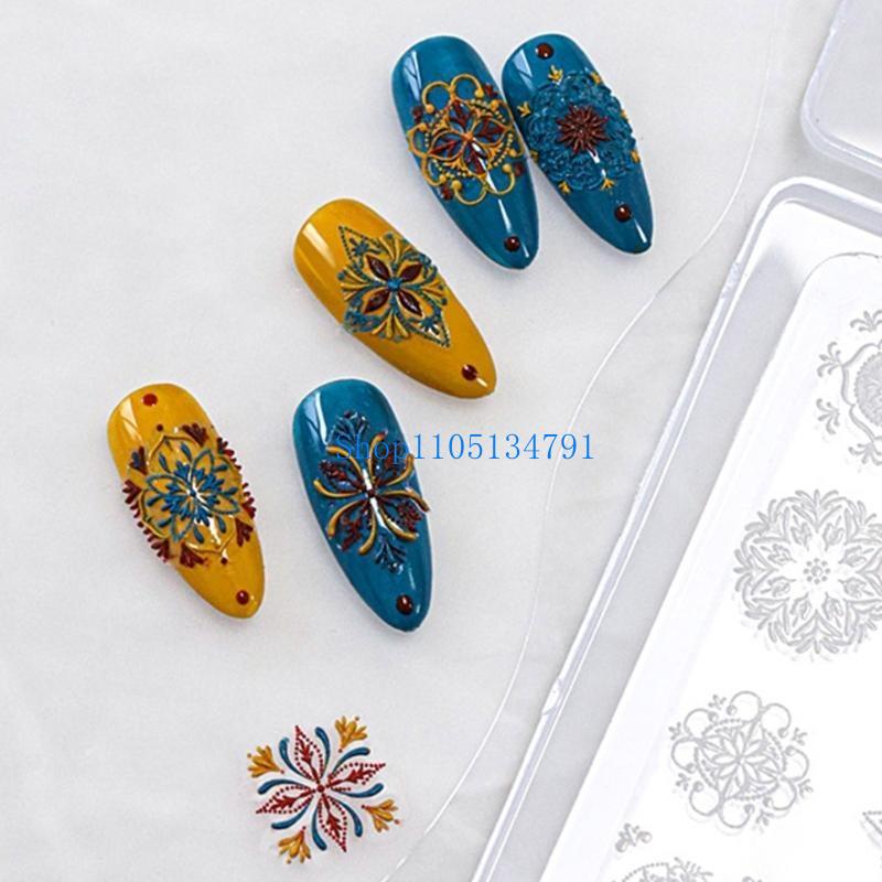 แม่พิมพ์เล็บ 98 กม. UV อีพ็อกซ - Resin Art Template บทวิจารณ์และราคา