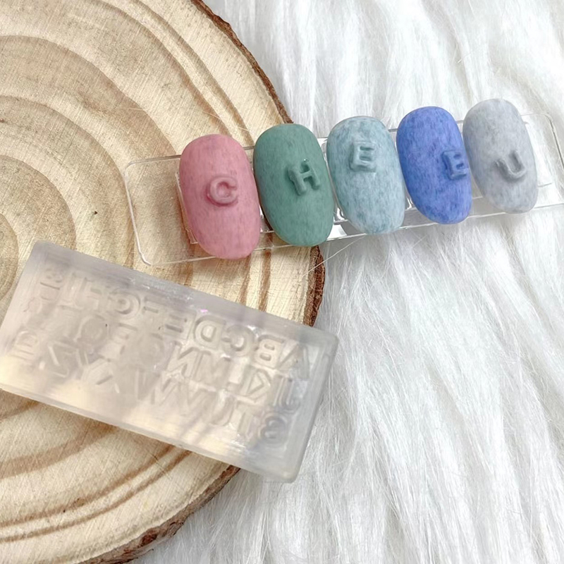 แม่พิมพ์เล็บขนาดเล็กมีตัวอักษร - Resin Art Zone บทวิจารณ์และราคา