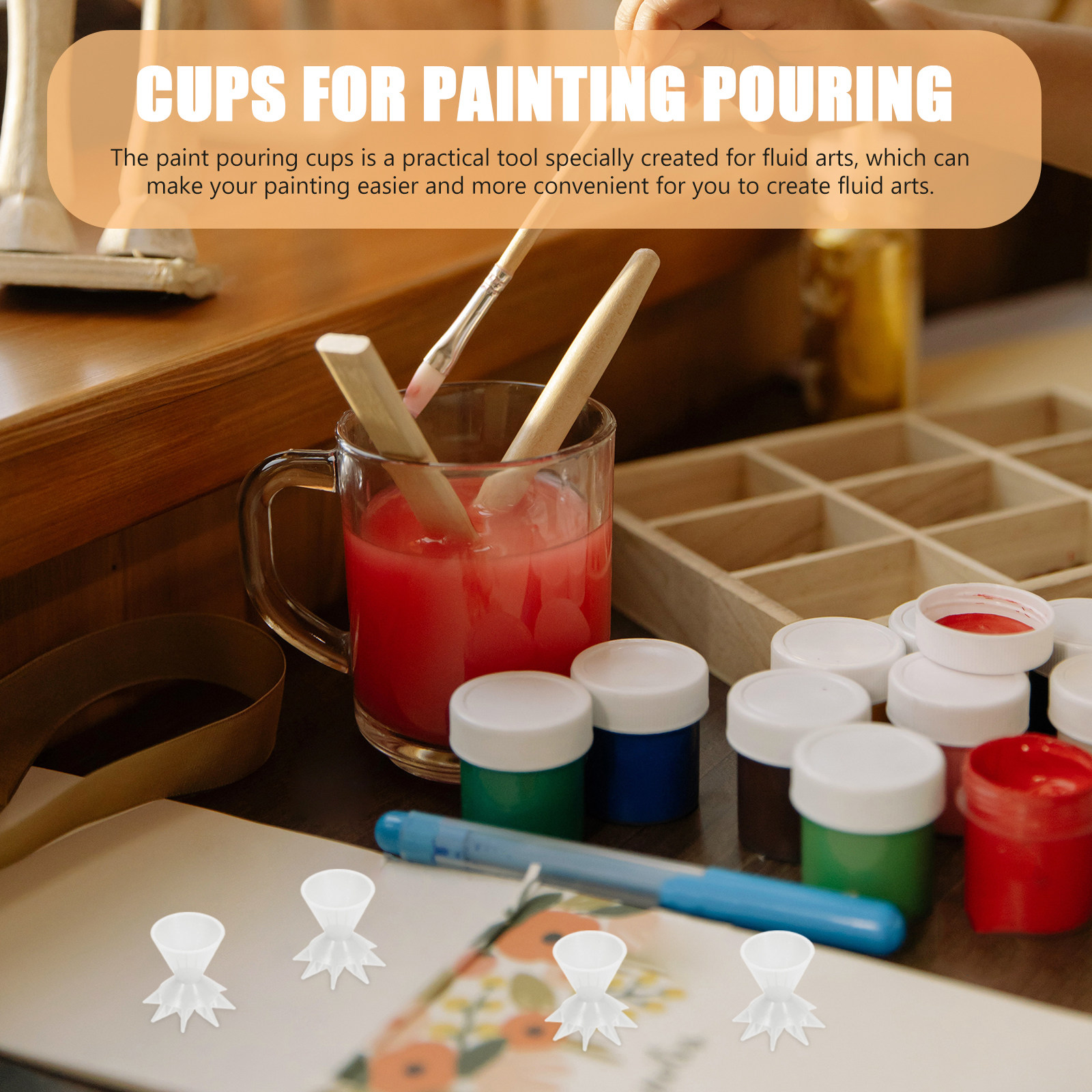 กรวยเทของเหลวสำหรับงานศิลปะ DI - Resin Mixing Cup บทวิจารณ์และราคา