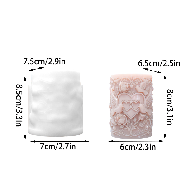 แม่พิมพ์ซิลิโคนรูปเทียนรูปหัวใ - Resin Art Heart บทวิจารณ์และราคา