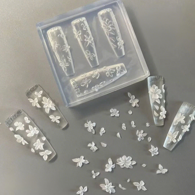 Z. แม่พิมพ์เล็บลายดอกไม้ 3 มิต - Resin Art Zone บทวิจารณ์และราคา