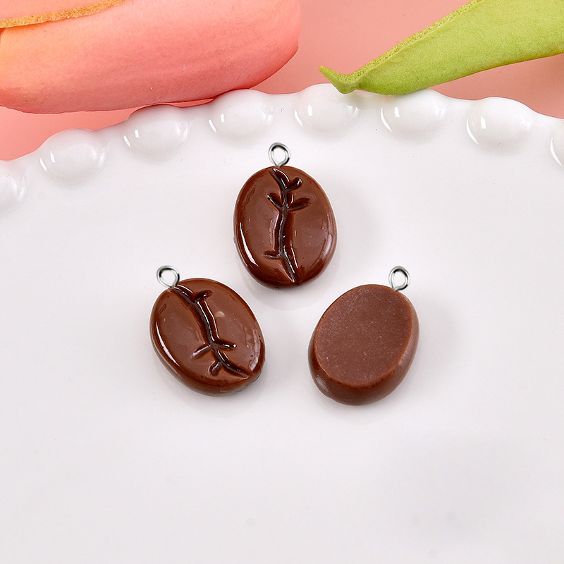 จี้เรซิ่นรูปเมล็ดกาแฟ 10 ชิ้น  - Resin Art Jewellery Kit บทวิจารณ์และราคา