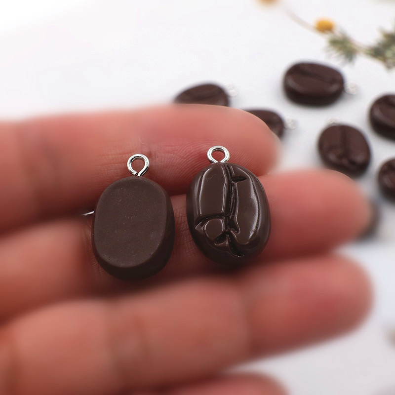 จี้เรซิ่นรูปเมล็ดกาแฟ 10 ชิ้น  - Resin Art Jewellery Kit บทวิจารณ์และราคา