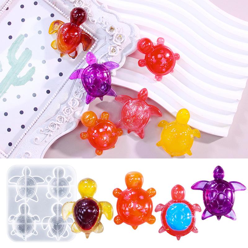 แม่พิมพ์ซิลิโคนรูปเต่าสี่ตัว ส - Resin Mixing Cup บทวิจารณ์และราคา