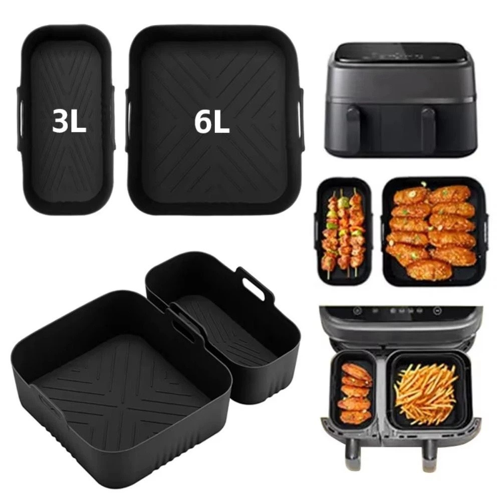 แผ่นรองหม้อทอดไร้น้ำมัน 6 ลิตร - Tray Mold Rectangle บทวิจารณ์และราคา