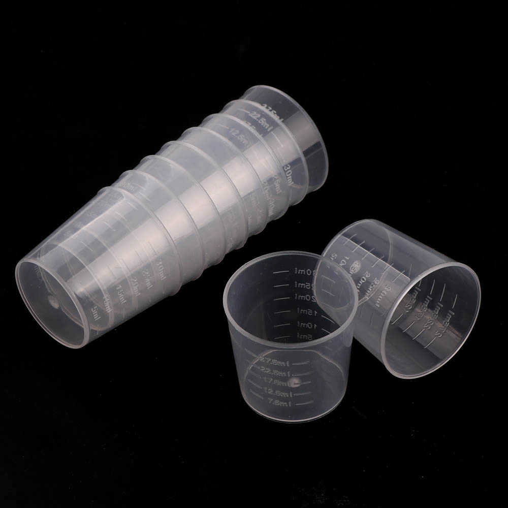 20 PC 30ml พลาสติกใสถ้วยวัดของ - Resin Mixing Cup บทวิจารณ์และราคา