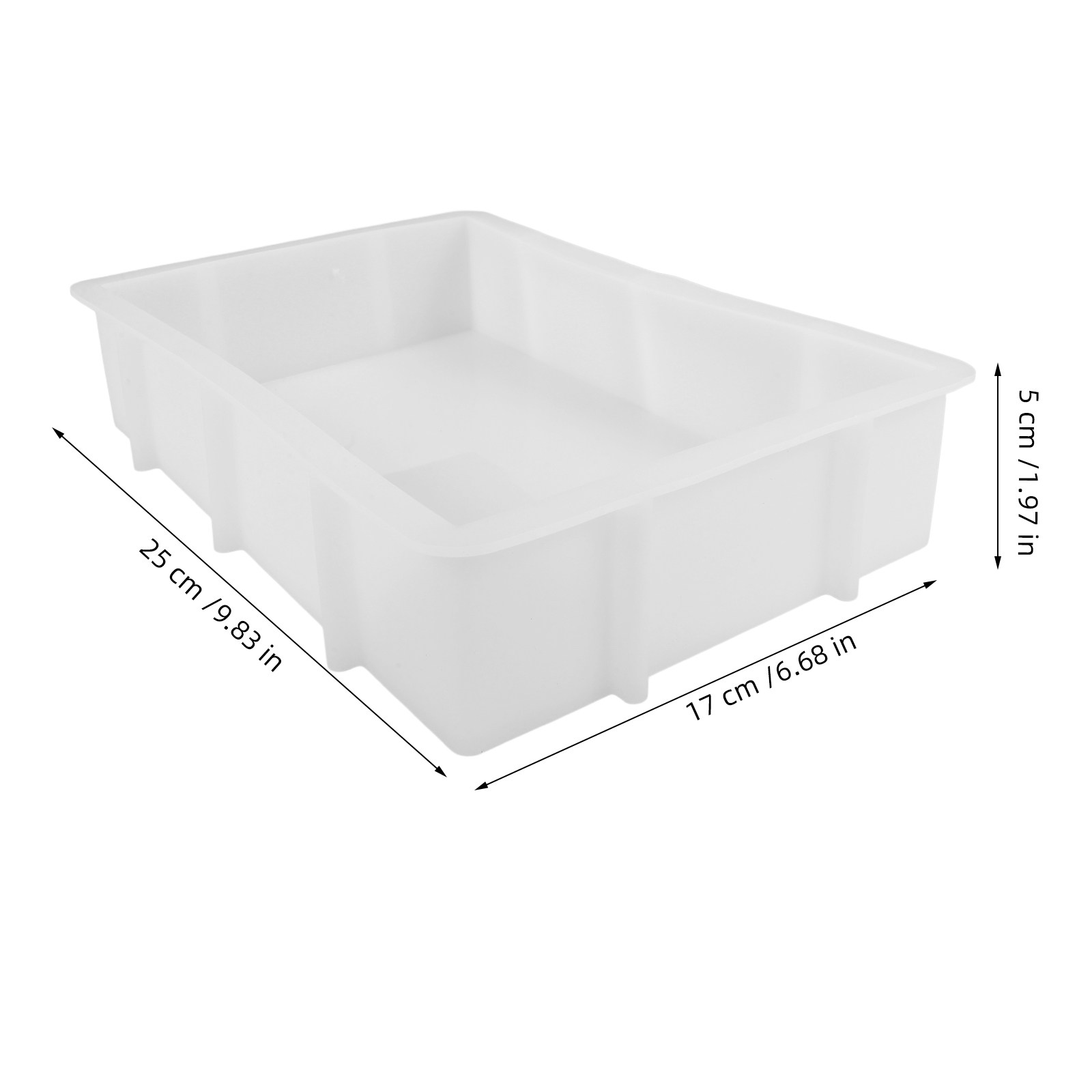แม่พิมพ์ซิลิโคนเรซิ่นรูปทรงสี่ - Tray Mold Rectangle บทวิจารณ์และราคา