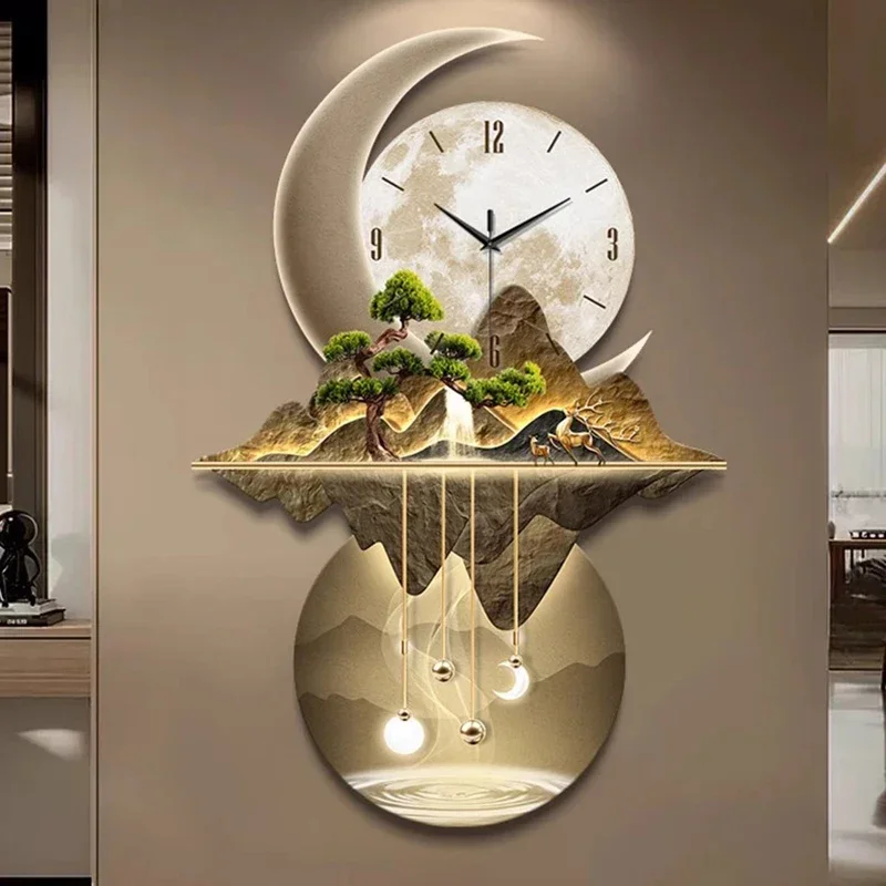 นาฬิกาติดผนังลายภาพศิลปะ โมเดิ - Resin Art Wall Clock บทวิจารณ์และราคา