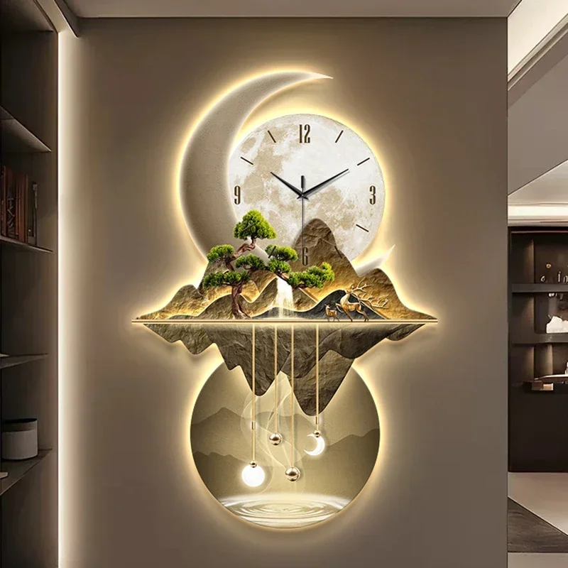 นาฬิกาติดผนังลายภาพศิลปะ โมเดิ - Resin Art Wall Clock บทวิจารณ์และราคา