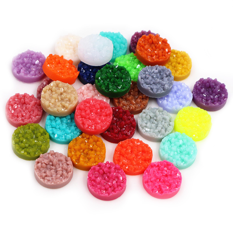 40pcs เรซิ่น Druzy Cabochons โ - Resin Art Materials Kit บทวิจารณ์และราคา