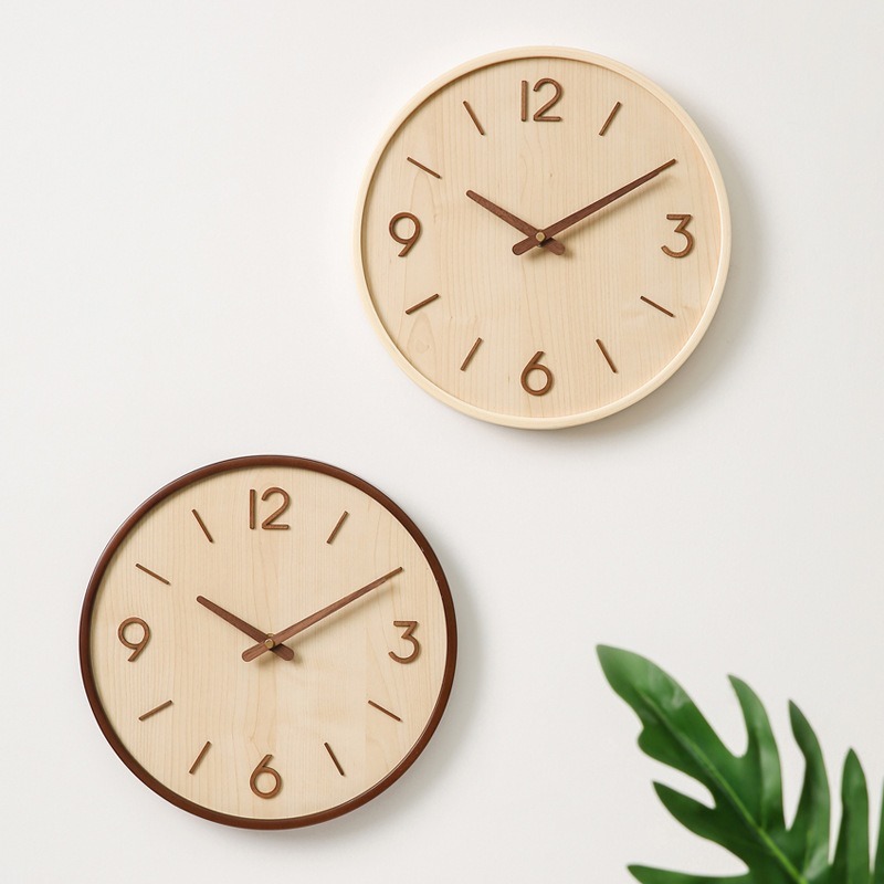 โมเดิร์นไม้ Silent Art Wall นา - Resin Art Wall Clock บทวิจารณ์และราคา