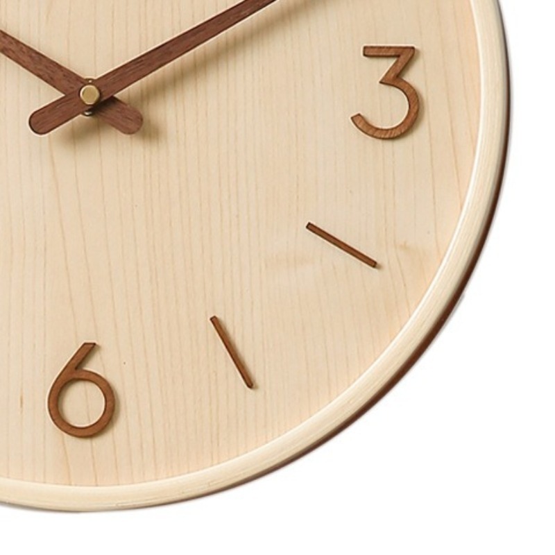 โมเดิร์นไม้ Silent Art Wall นา - Resin Art Wall Clock บทวิจารณ์และราคา