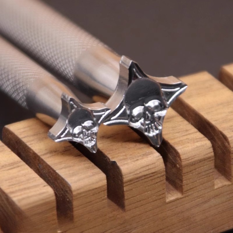 304 สแตนเลสสตีลออกแบบหัวกะโหลก - Resin Art Logo บทวิจารณ์และราคา