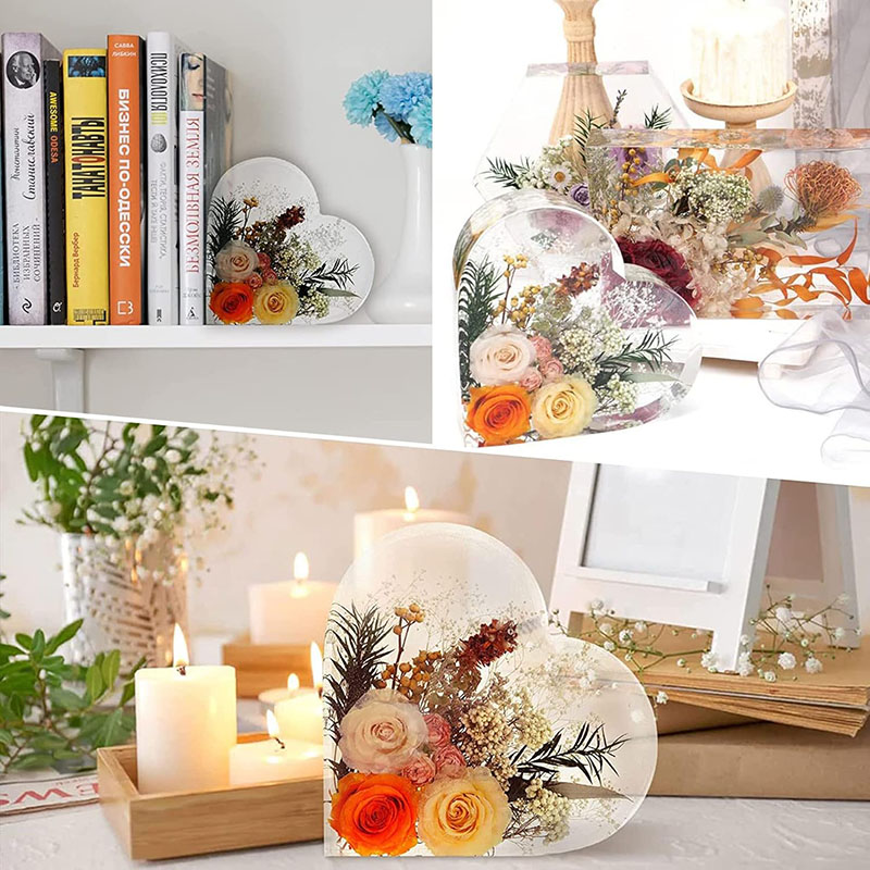 แม่พิมพ์เรซิ่นอีพ็อกซี่รูปหัวใ - Resin Art Heart บทวิจารณ์และราคา