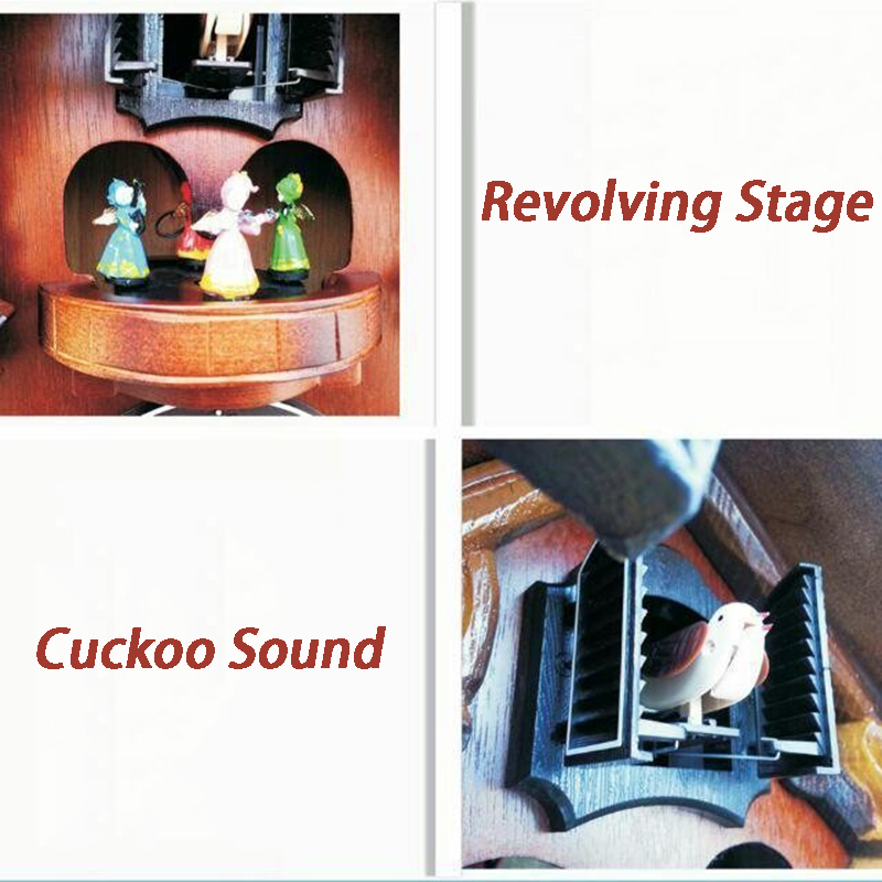 Cuckoo Wall CLOCK นาฬิกาไม้ห้อ - Resin Art Wall Clock บทวิจารณ์และราคา