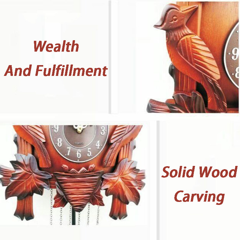 Cuckoo Wall CLOCK นาฬิกาไม้ห้อ - Resin Art Wall Clock บทวิจารณ์และราคา