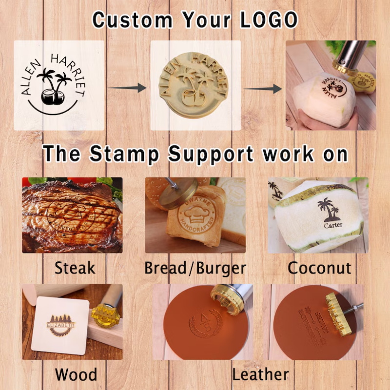 ตราประทับเหล็กแบบกำหนดเอง DIY  - Resin Art Logo บทวิจารณ์และราคา