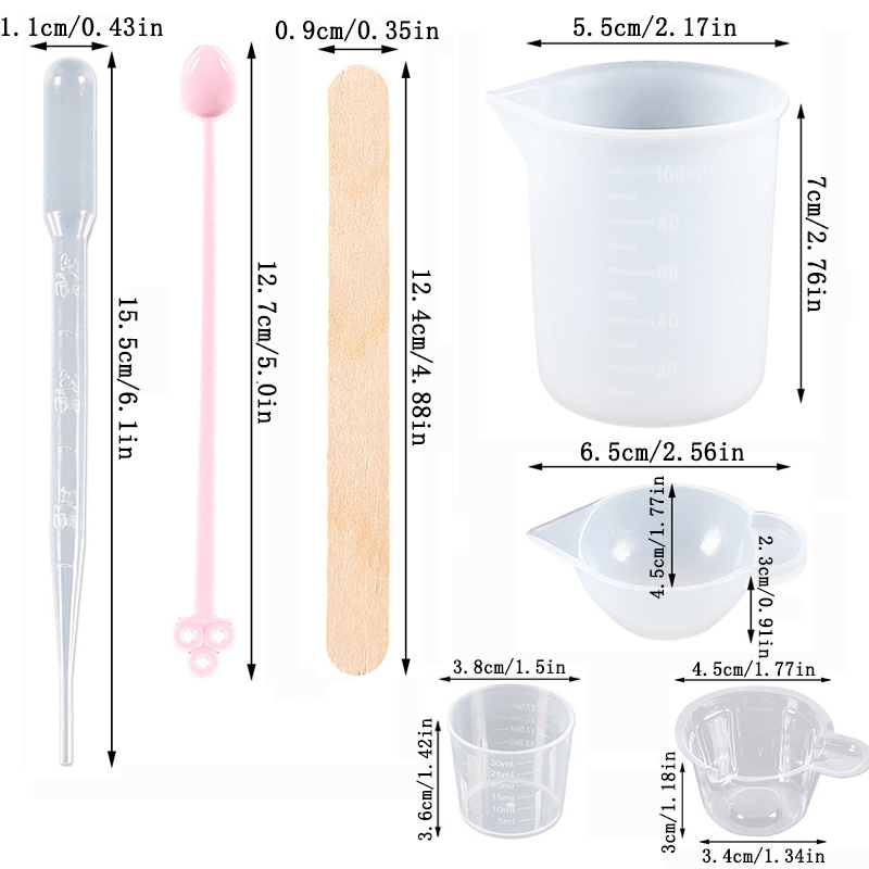 ชุดเครื่องมือเรซิ่นอีพ็อกซี่ พ - Resin Mixing Cup บทวิจารณ์และราคา