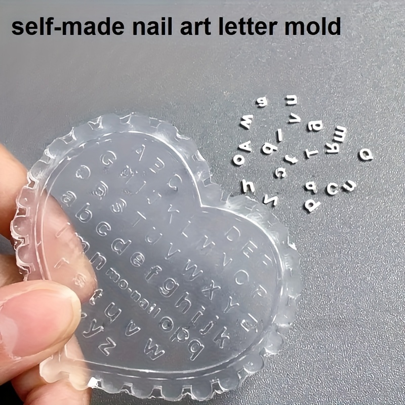 แม่พิมพ์ตัวอักษรสำหรับทำเล็บด้ - Resin Art Template บทวิจารณ์และราคา