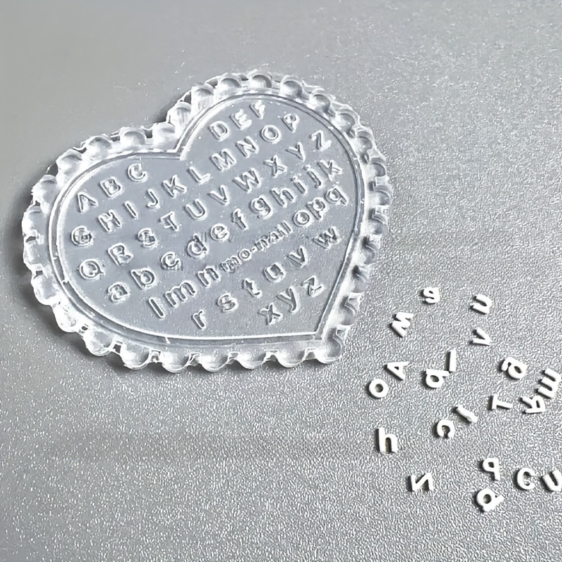 แม่พิมพ์ตัวอักษรสำหรับทำเล็บด้ - Resin Art Template บทวิจารณ์และราคา
