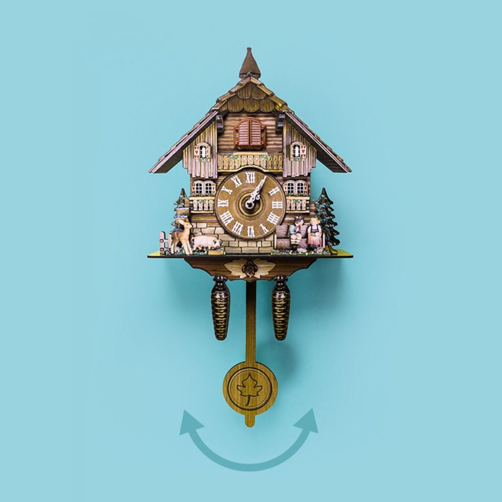 นาฬิกาไม้แขวนผนังไม้ลูกตุ้มนาฬ - Resin Art Wall Clock บทวิจารณ์และราคา
