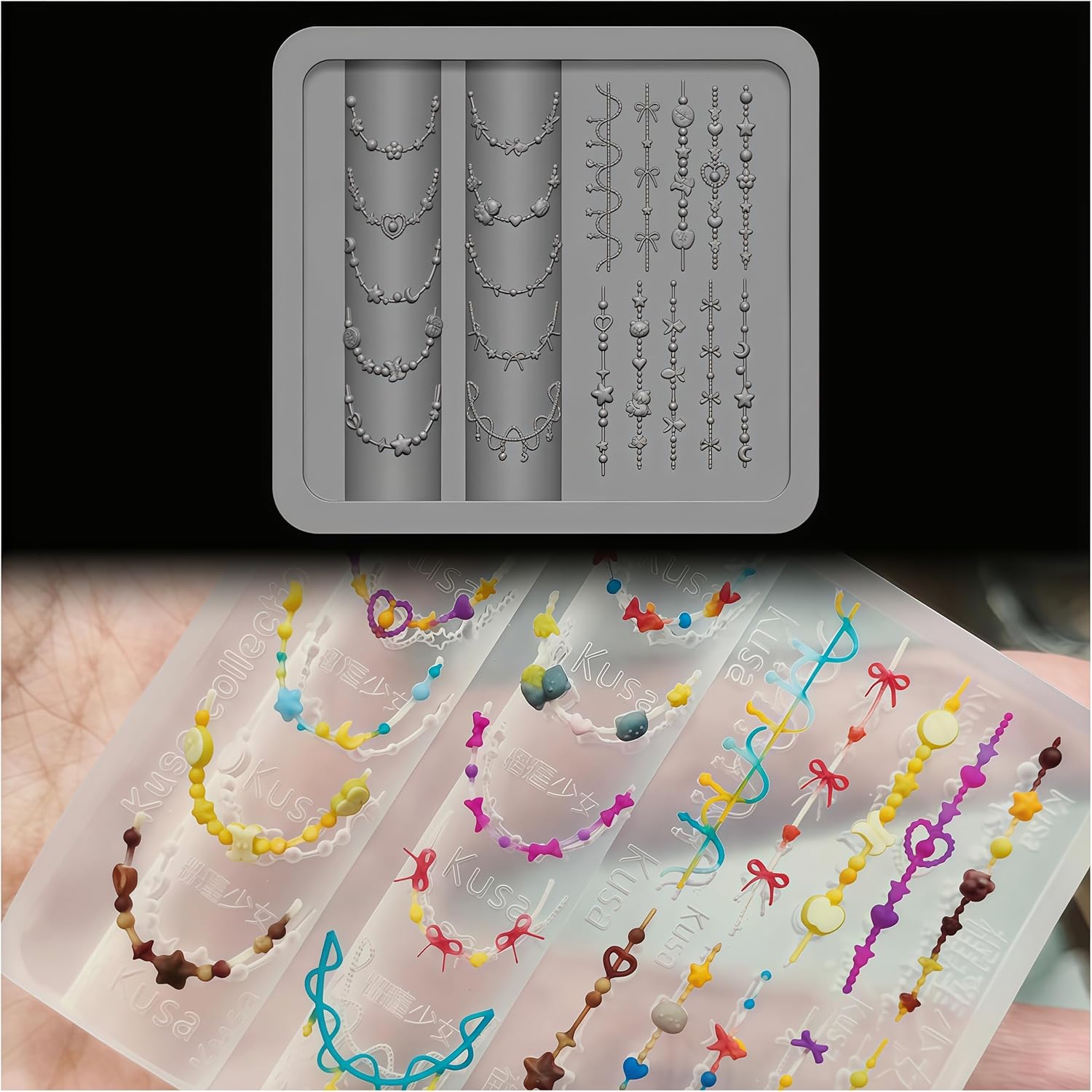 แม่พิมพ์ซิลิโคนสำหรับทำสร้อยลู - Resin Art Template บทวิจารณ์และราคา
