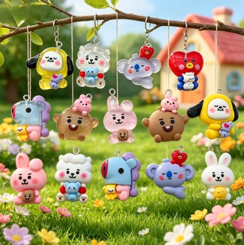 ชุด 7 ชิ้น BT21 ชาร์มการ์ตูนเร - Resin Art Materials Kit บทวิจารณ์และราคา