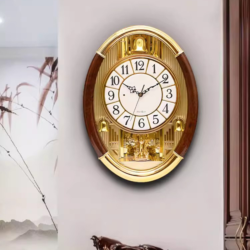 นาฬิกาติดผนังดีไซน์หรูหรา ลายศ - Resin Art Wall Clock บทวิจารณ์และราคา