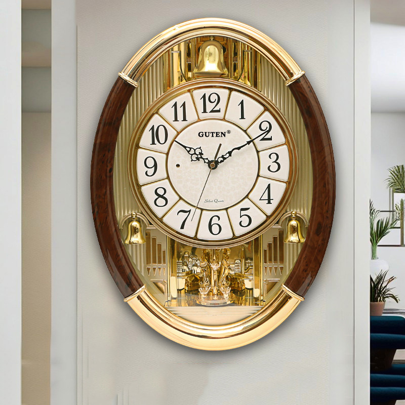 นาฬิกาติดผนังดีไซน์หรูหรา ลายศ - Resin Art Wall Clock บทวิจารณ์และราคา