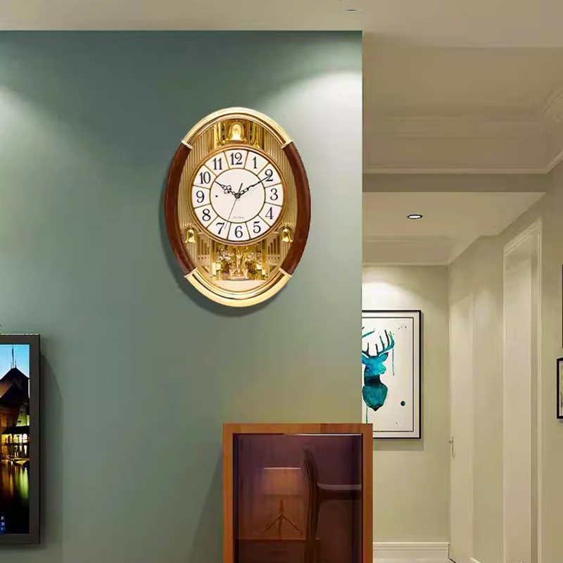 นาฬิกาติดผนังดีไซน์หรูหรา ลายศ - Resin Art Wall Clock บทวิจารณ์และราคา