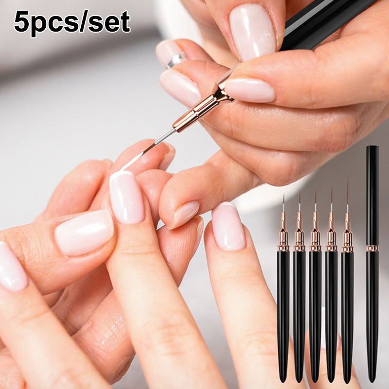 # ชุดแปรงเพ้นท์เล็บมืออาชีพ 5  - Resin Art Gel บทวิจารณ์และราคา