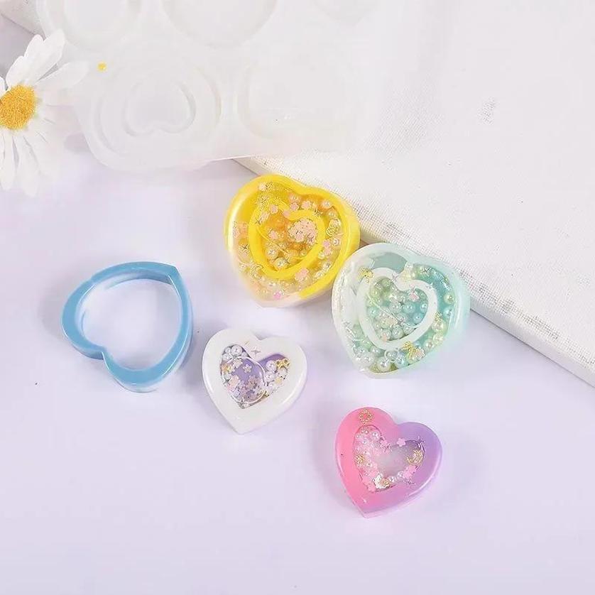 เรซิ่น Shaker แม่พิมพ์ซิลิโคน  - Resin Art Heart บทวิจารณ์และราคา