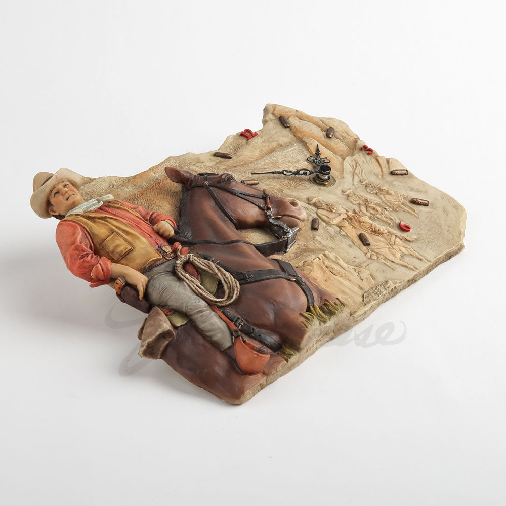 นาฬิกาแขวนผนังลายม้าคาวบอยสไตล - Resin Art Wall Clock บทวิจารณ์และราคา