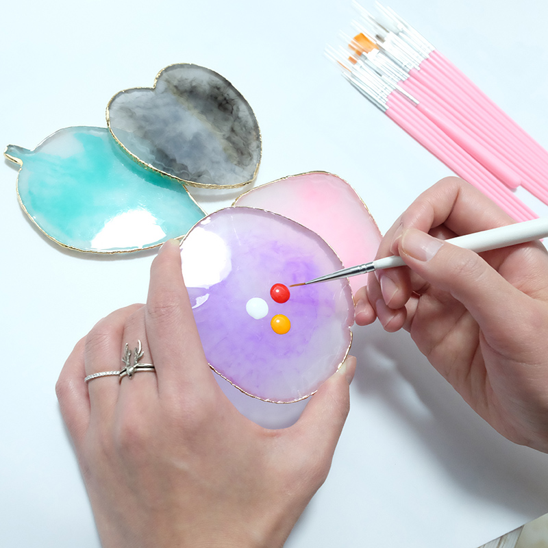 เรซิ่นหินสีเจลเล็บผสมวาดสีแผ่น - Resin Art Gel บทวิจารณ์และราคา