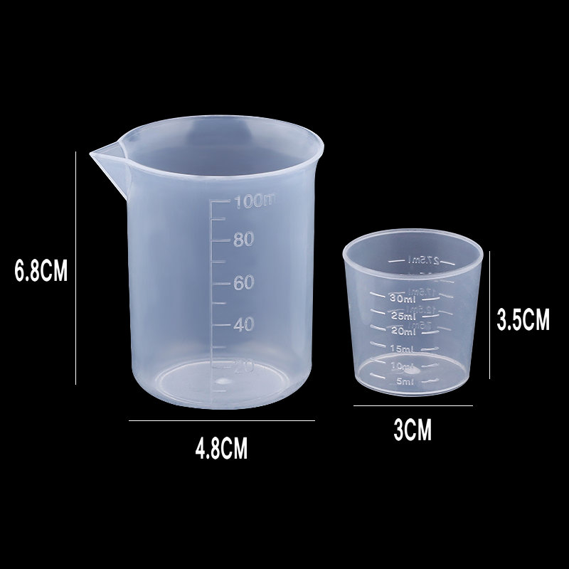 ถ้วยตวงพลาสติกขนาด 100 มล. และ - Resin Mixing Cup บทวิจารณ์และราคา