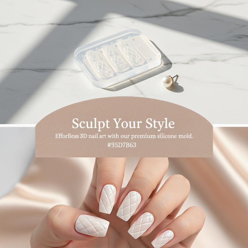 แม่พิมพ์ซิลิโคนทำเล็บแบบพกพา ใ - Resin Art Template บทวิจารณ์และราคา
