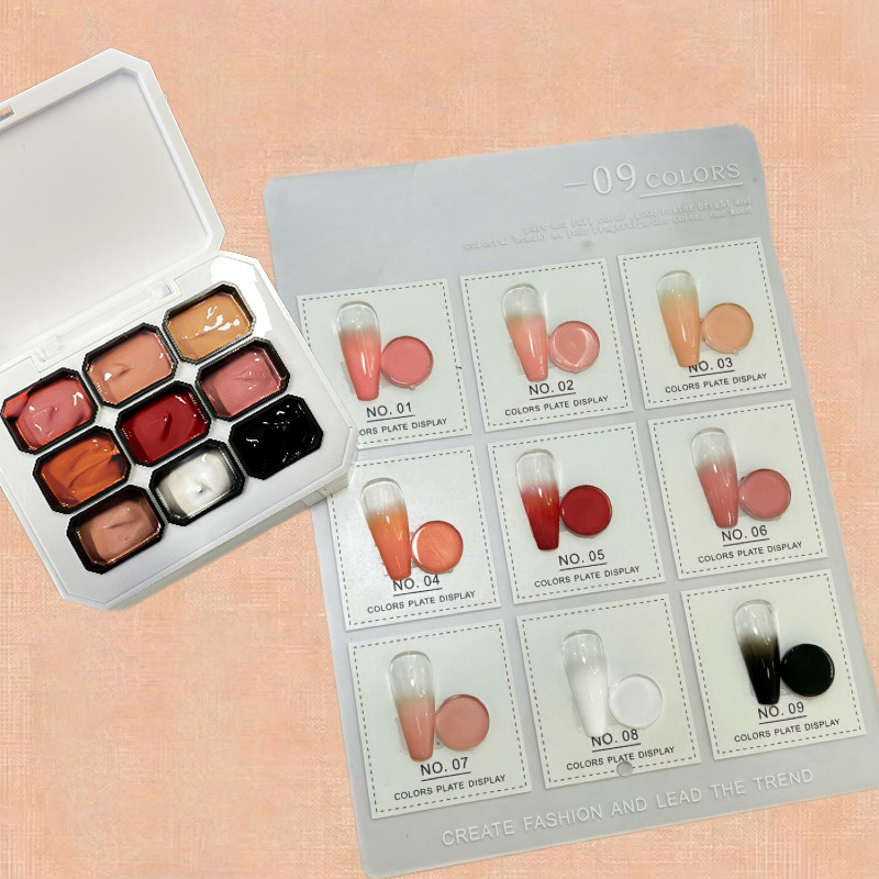 เจลทาเล็บแบบ 9 ช่อง สีพื้น 1 ช - Resin Art Gel บทวิจารณ์และราคา