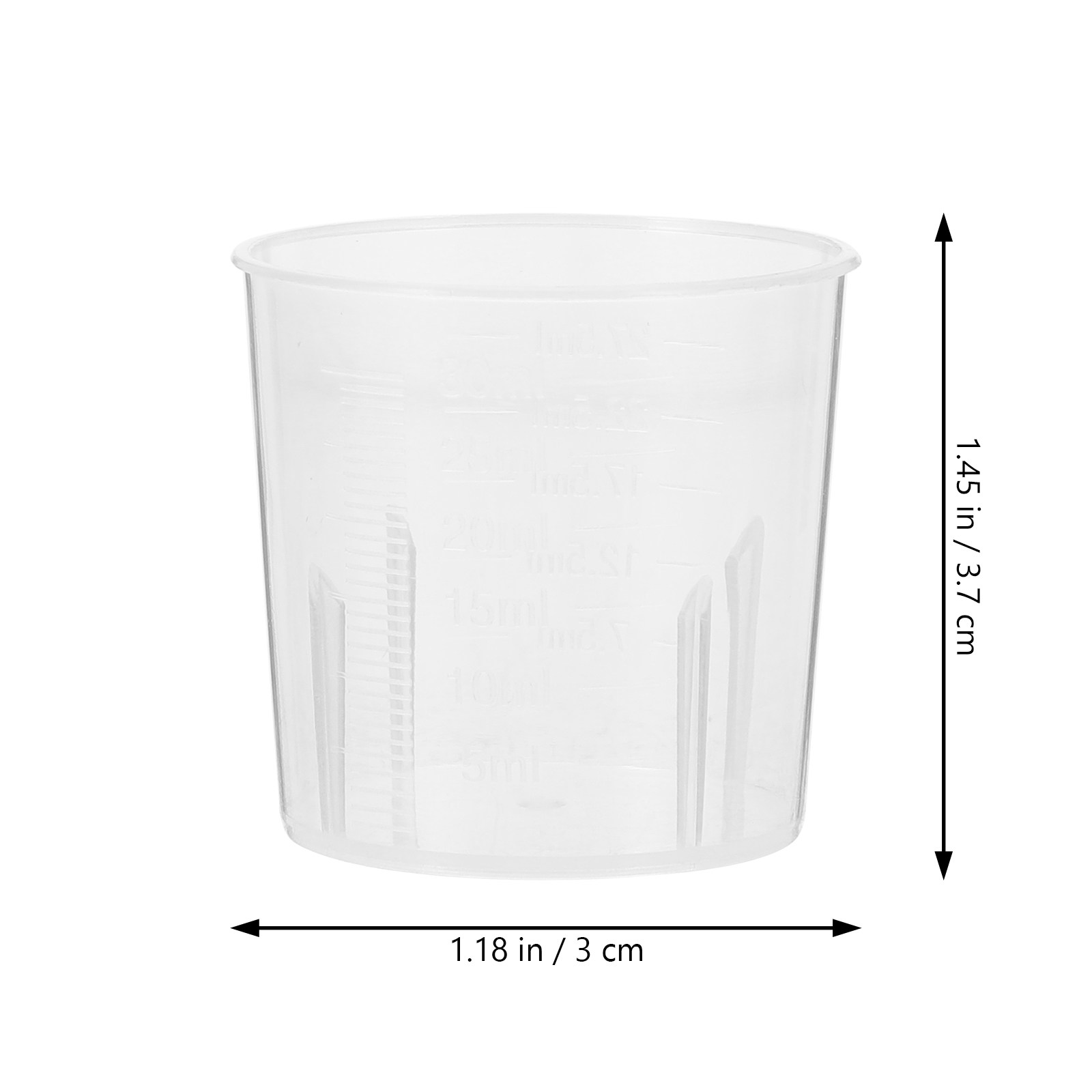 ถ้วยตวงใส PP แบบใช้ซ้ำได้ 100  - Resin Mixing Cup บทวิจารณ์และราคา