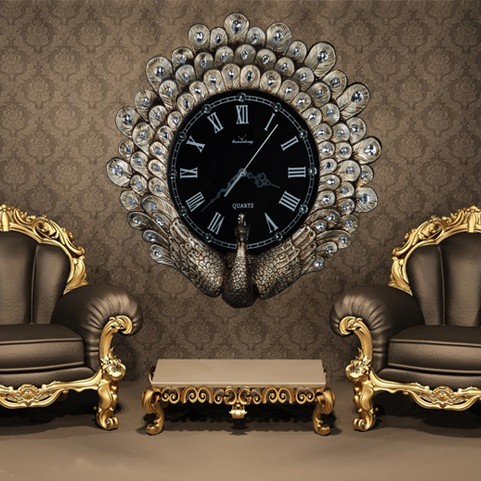 นาฬิกาแขวนผนังตกแต่งสไตล์วินเท - Resin Art Wall Clock บทวิจารณ์และราคา