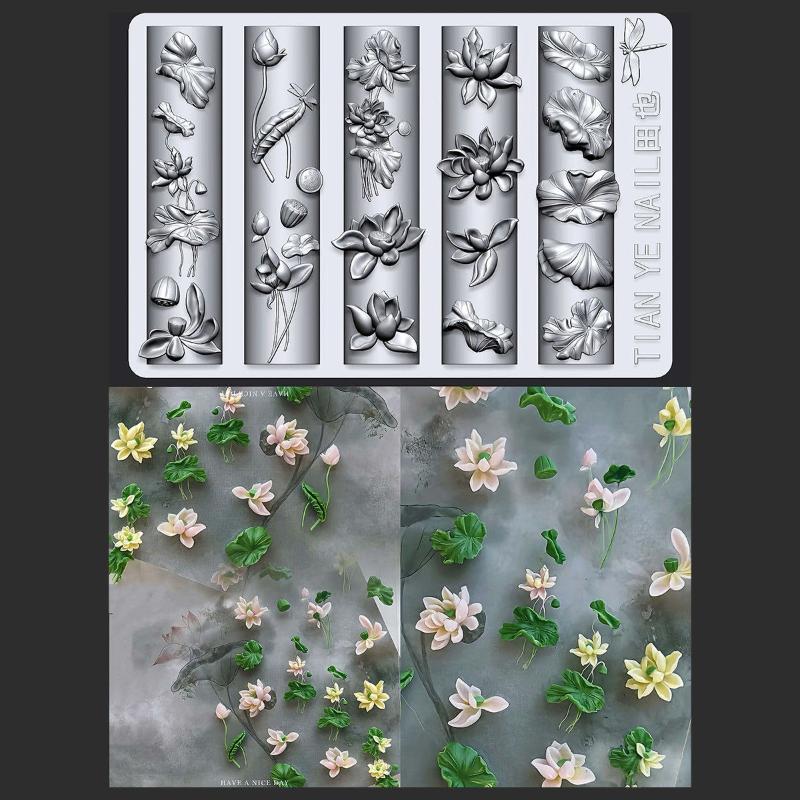 Z. แม่พิมพ์เล็บ 3 มิติ ลายดอกไ - Resin Art Zone บทวิจารณ์และราคา
