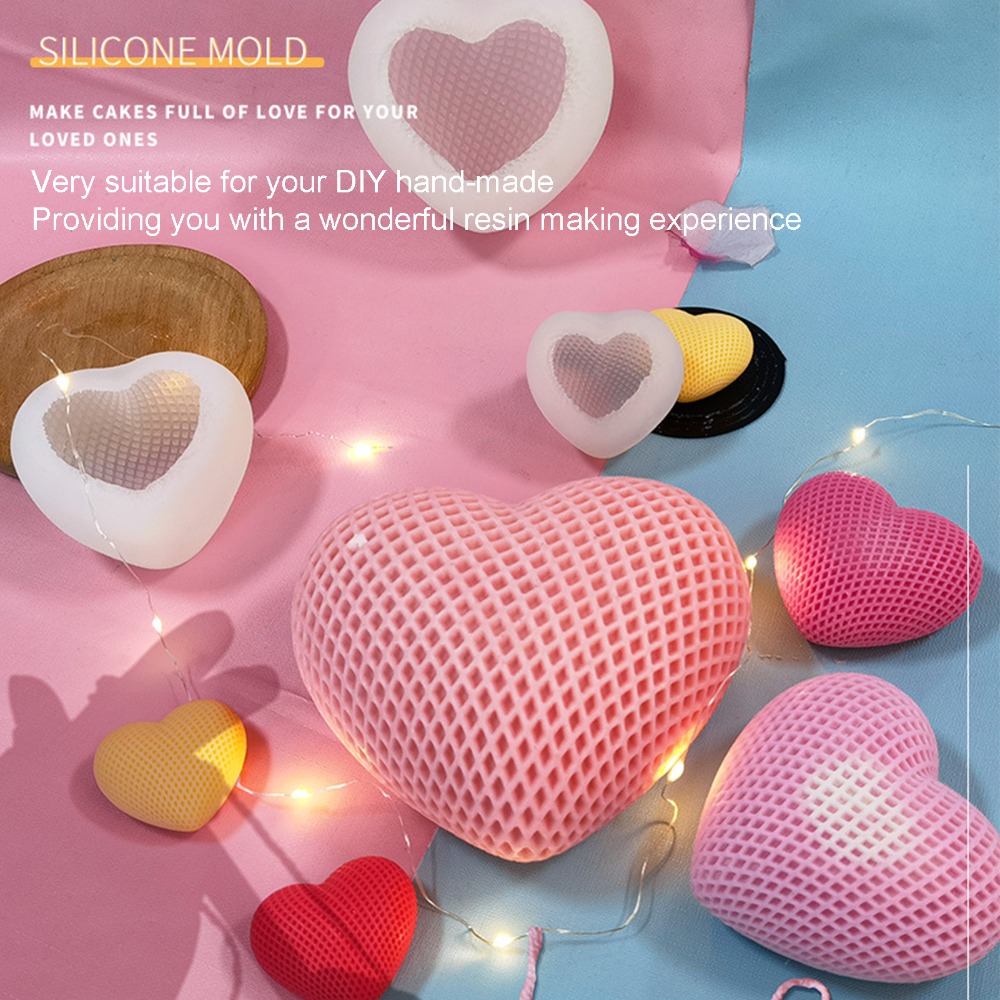 แม่พิมพ์หล่อเรซิ่น แม่พิมพ์ซิล - Resin Art Heart บทวิจารณ์และราคา