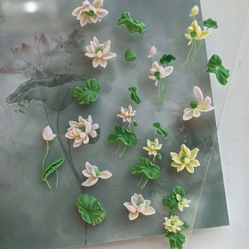 แม่พิมพ์เล็บ 3 มิติ ลายดอกไม้  - Resin Art Template บทวิจารณ์และราคา