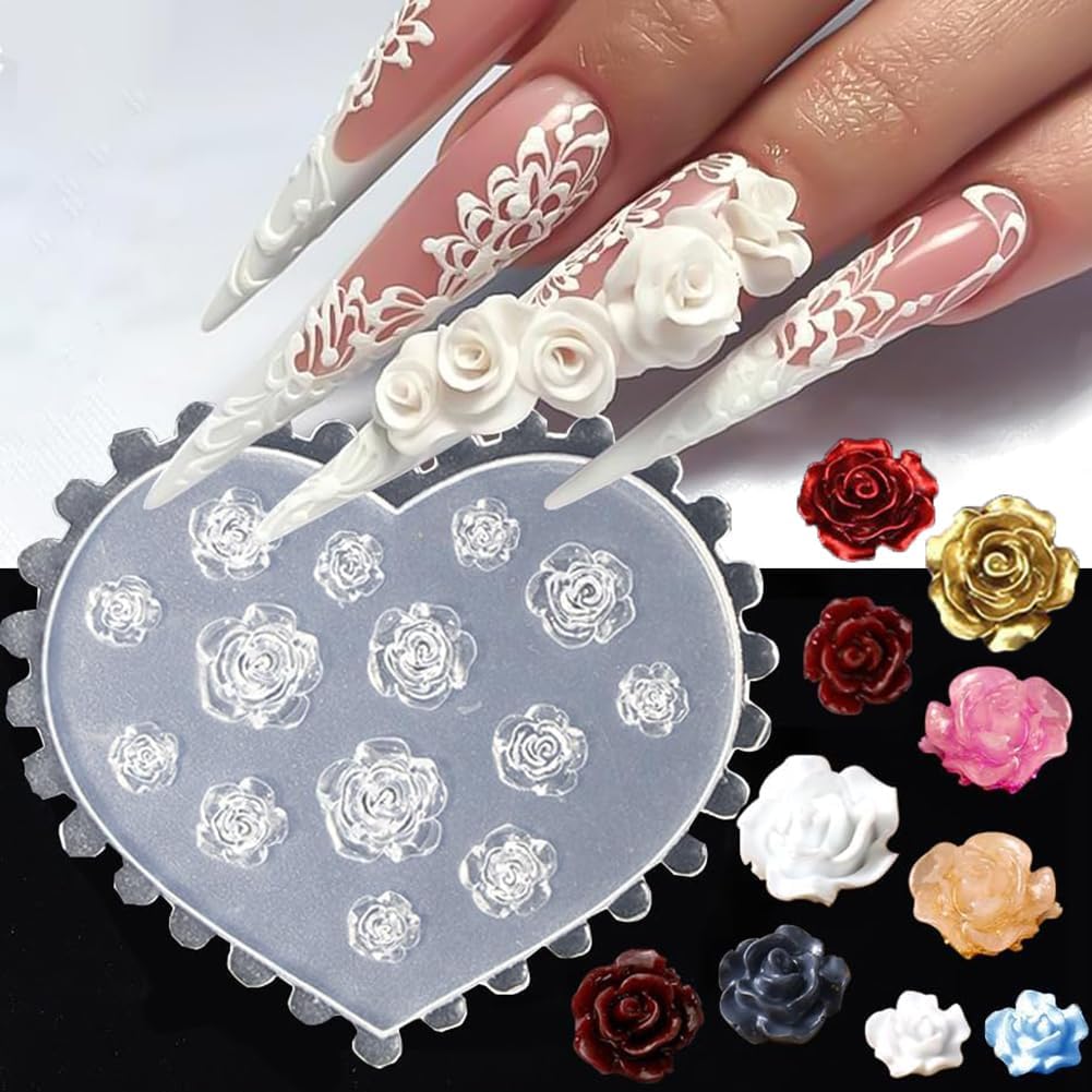 แม่พิมพ์เล็บลายดอกไม้ 3 มิติ ซ - Resin Art Template บทวิจารณ์และราคา