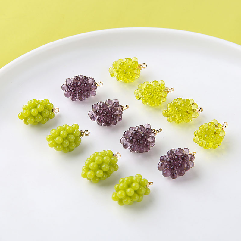 จี้เรซินรูปองุ่นน่ารัก 6 ชิ้น  - Resin Art Materials Kit บทวิจารณ์และราคา