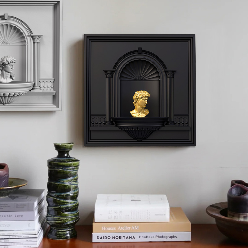 ‌ งานศิลปะติดผนังสไตล์วินเทจฝร - Resin Art Wall Clock บทวิจารณ์และราคา