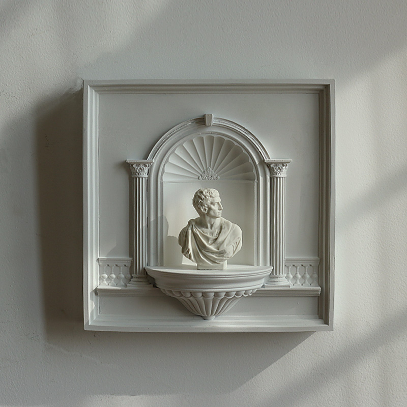 ‌ งานศิลปะติดผนังสไตล์วินเทจฝร - Resin Art Wall Clock บทวิจารณ์และราคา